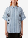 Essentiel Antwerp Jonkoe 3D Flower Shirt - Blue