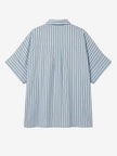 Essentiel Antwerp Jonkoe 3D Flower Shirt - Blue