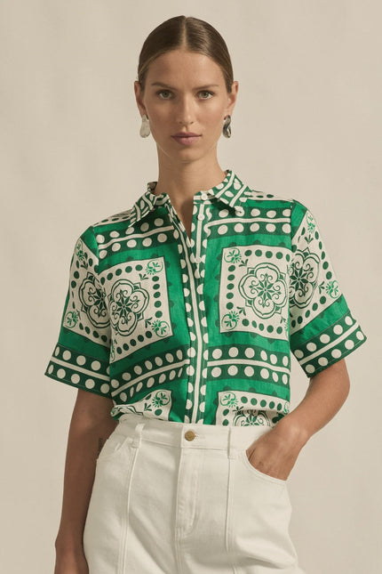 Zoe Kratzmann Pixel Top - Green