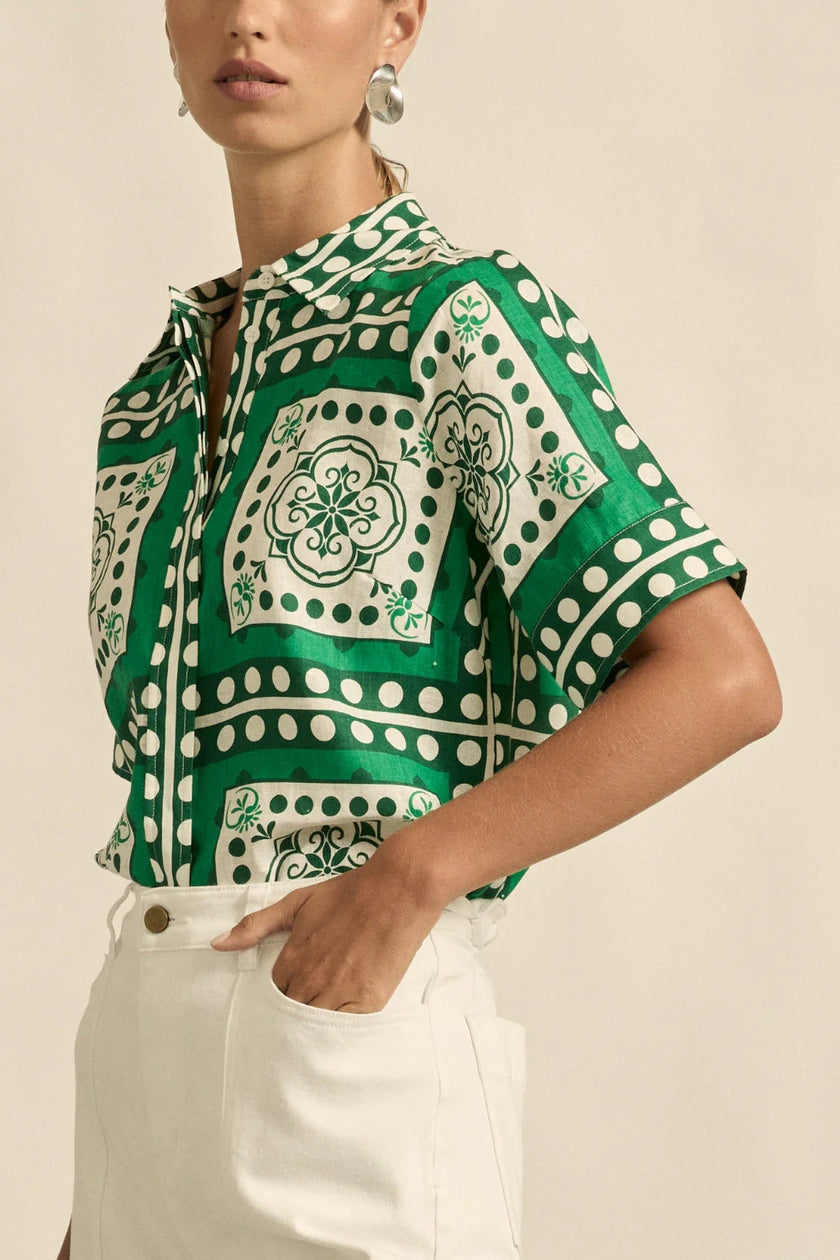 Zoe Kratzmann Pixel Top - Green