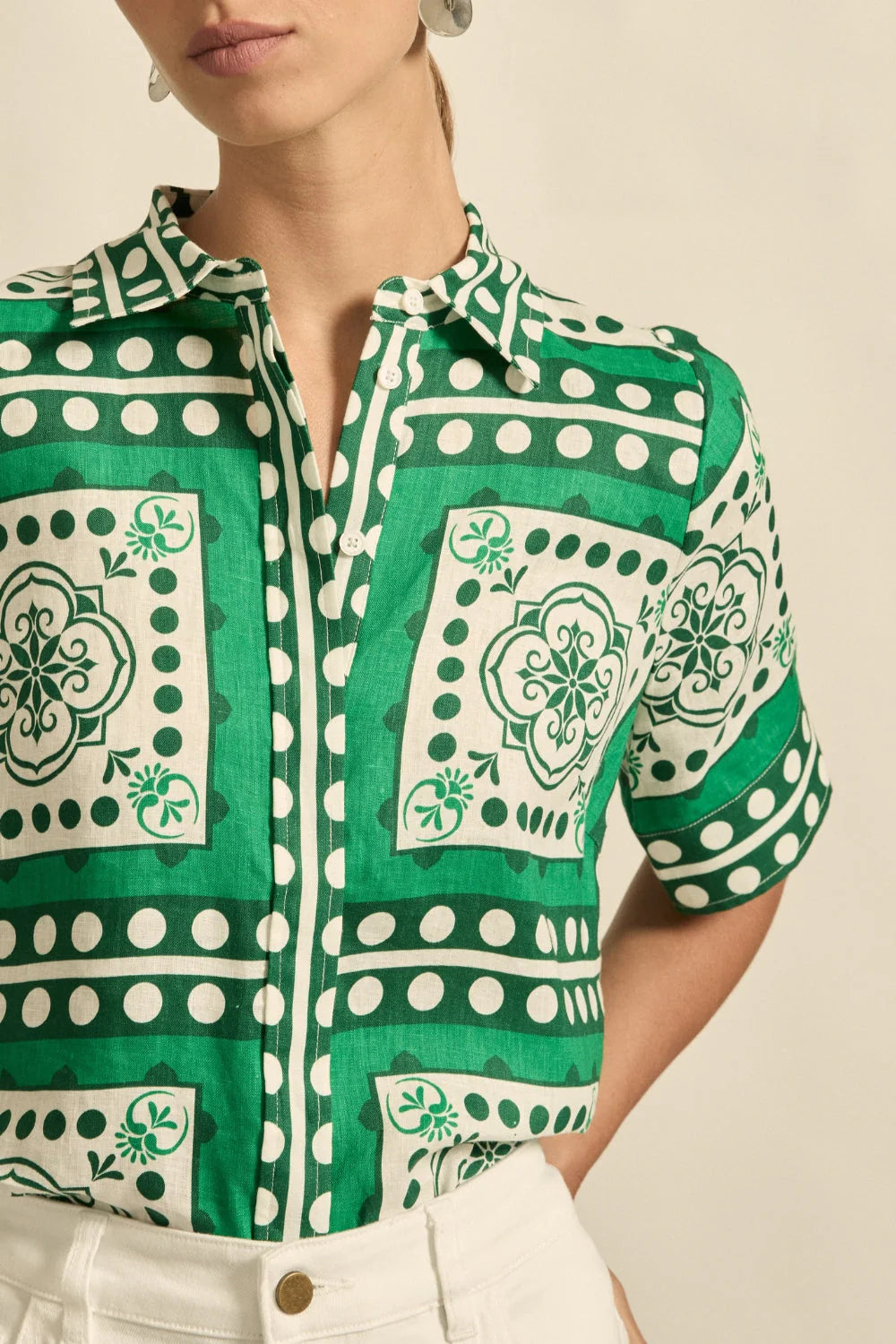 Zoe Kratzmann Pixel Top - Green