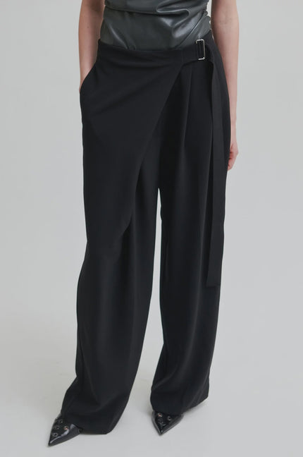 Second Female Fique Wrap Pant - Black