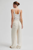 Second Female Grenoble Drawstring Pant - Whitecap Gray