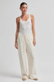 Second Female Grenoble Drawstring Pant - Whitecap Gray