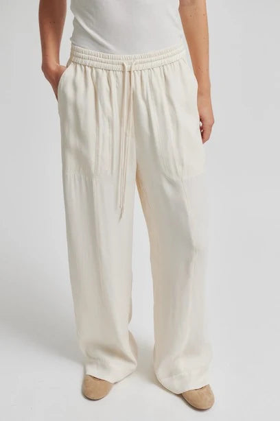 Second Female Grenoble Drawstring Pant - Whitecap Gray