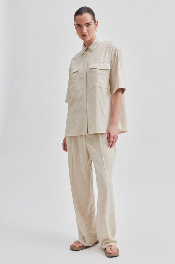 Second Female Linoraw Pant - Vintage Khaki