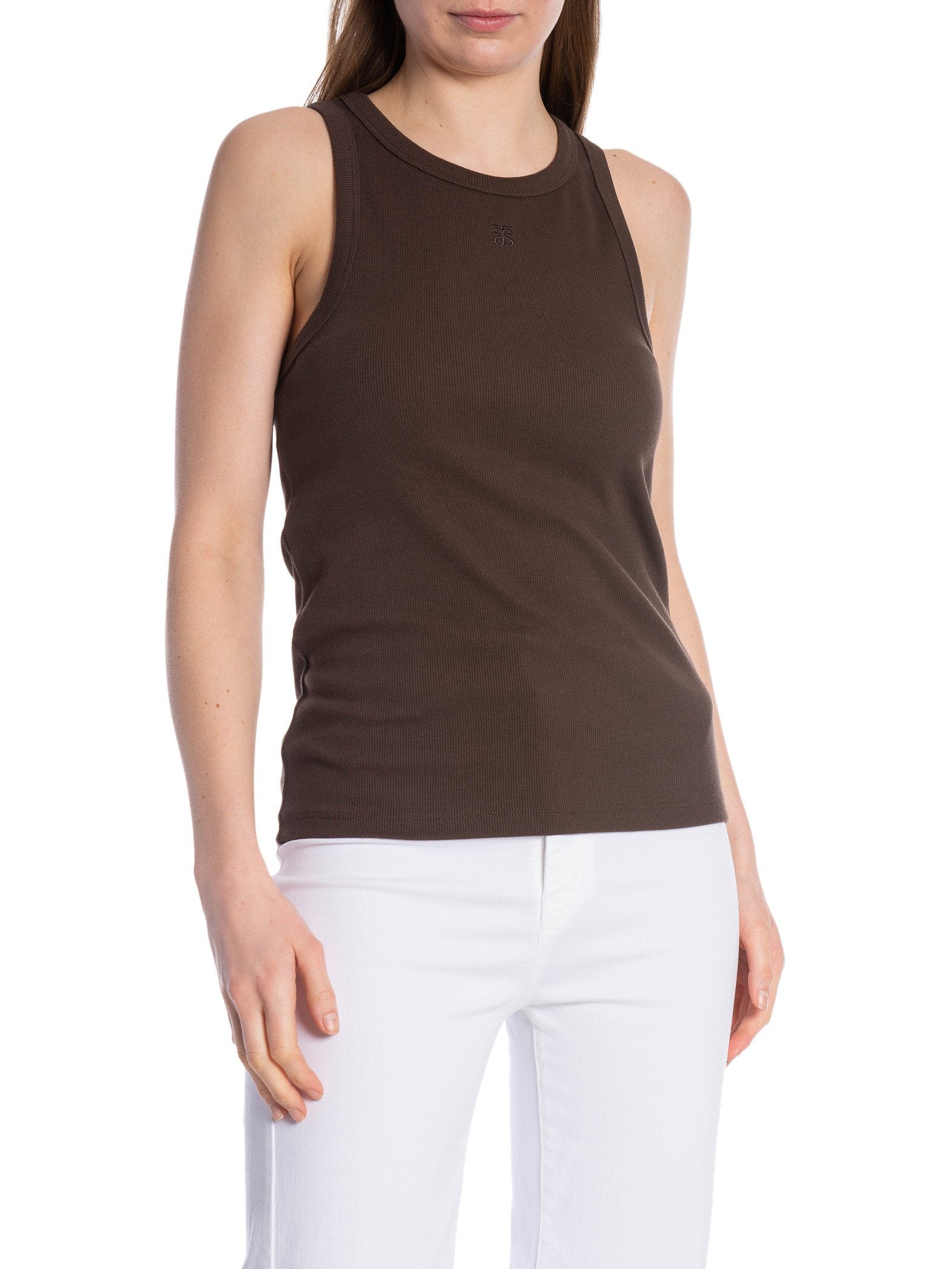 Second Female Gelina Tank Top - Chocolate