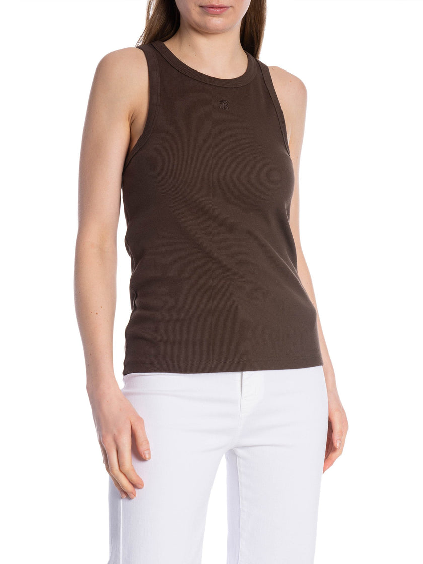 Second Female Gelina Tank Top - Chocolate