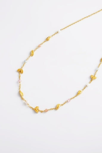 Zarla - Poppy Necklace - Pastel