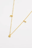 Zarla - Luna Charm Necklace