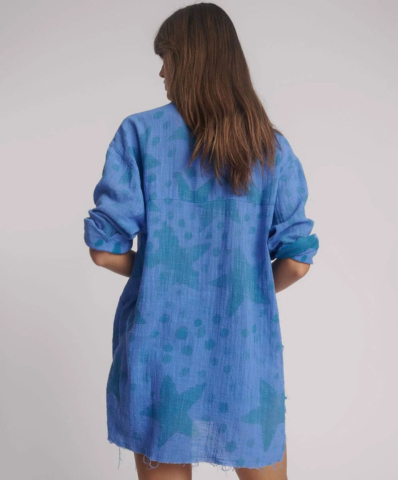 One Teaspoon Polka Star Longline Shirt