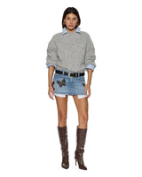 Ksubi cosy knit light grey