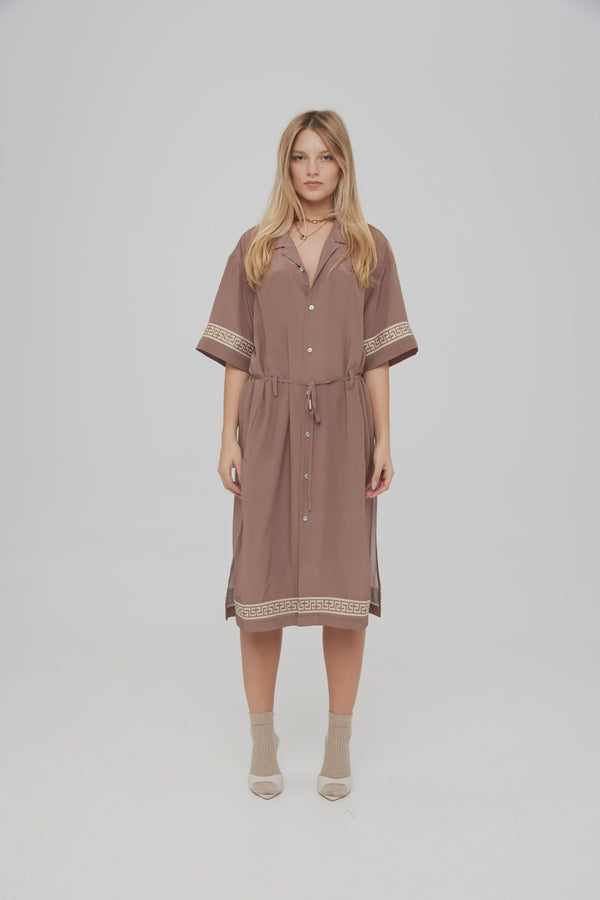 Something Very Special MSG Disco Kimono - Dark Taupe