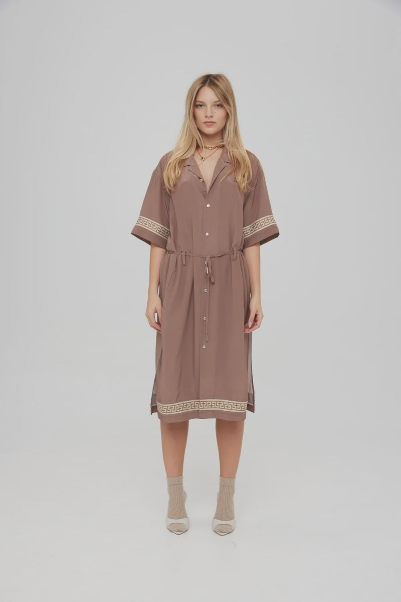 Something Very Special MSG Disco Kimono - Dark Taupe