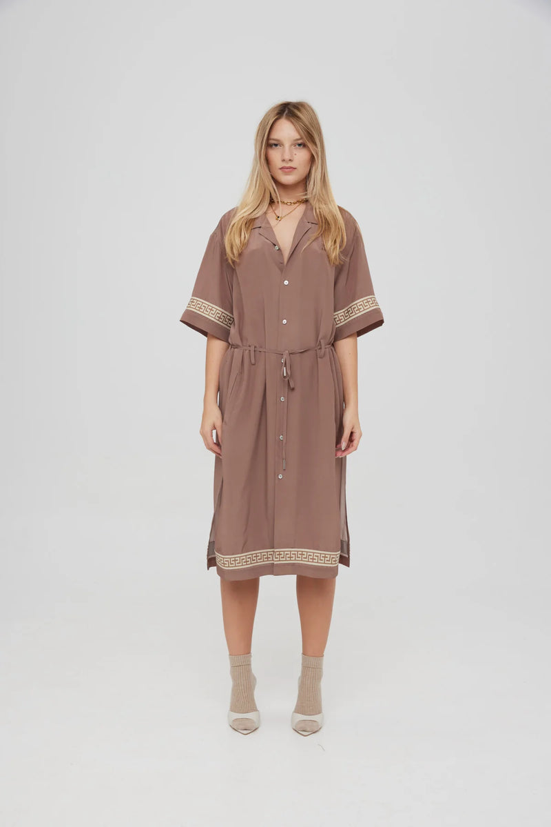 Something Very Special MSG Disco Kimono - Dark Taupe
