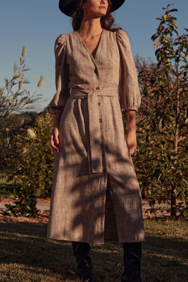 Zoe Kratzmann Verge Dress - Caramel X-Dye