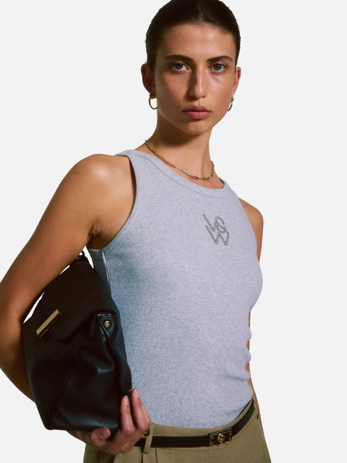 VIKTORIA & WOODS Hayes Tank - Grey Marle