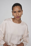 Rabens Saloner Nienna Blouse - Crystal Grey