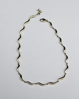 F+H Studios Wave Choker - Brass + Sterling Silver