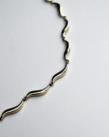 F+H Studios Wave Choker - Brass + Sterling Silver