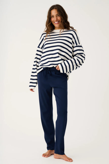 cartel & willow Pennie Knit Pant - Navy