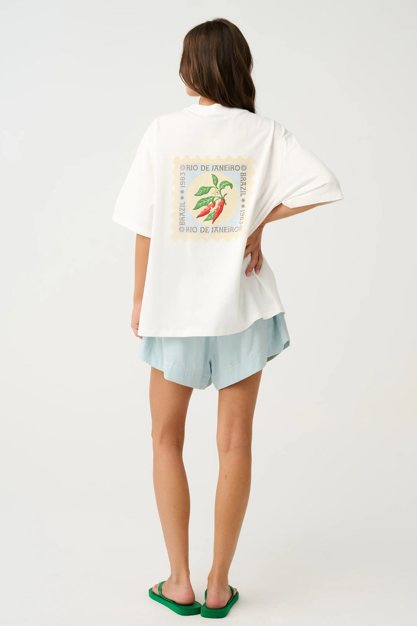 cartel & willow Jeana Tee - Rio Chilli
