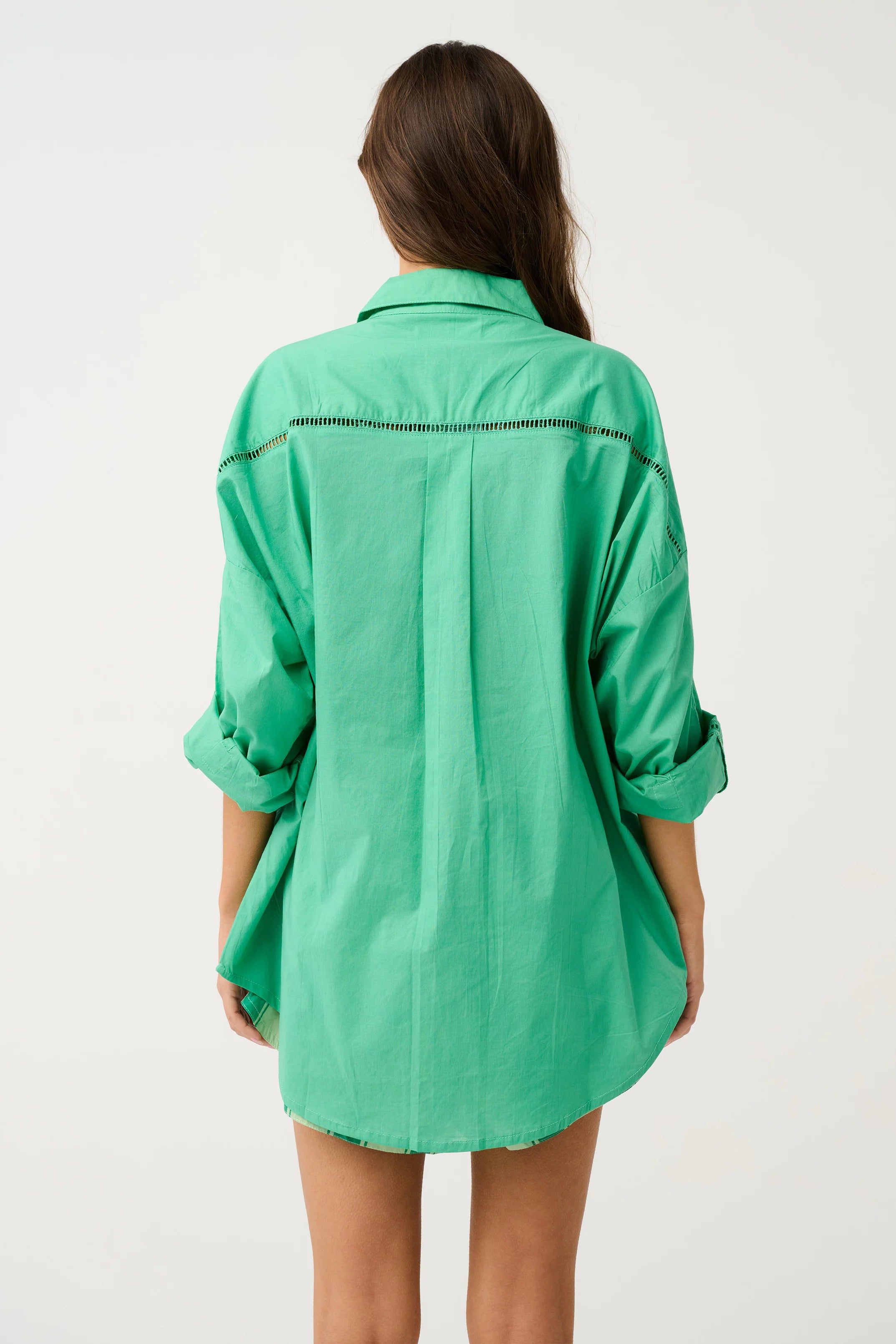 cartel & willow Cove Shirt - Emerald