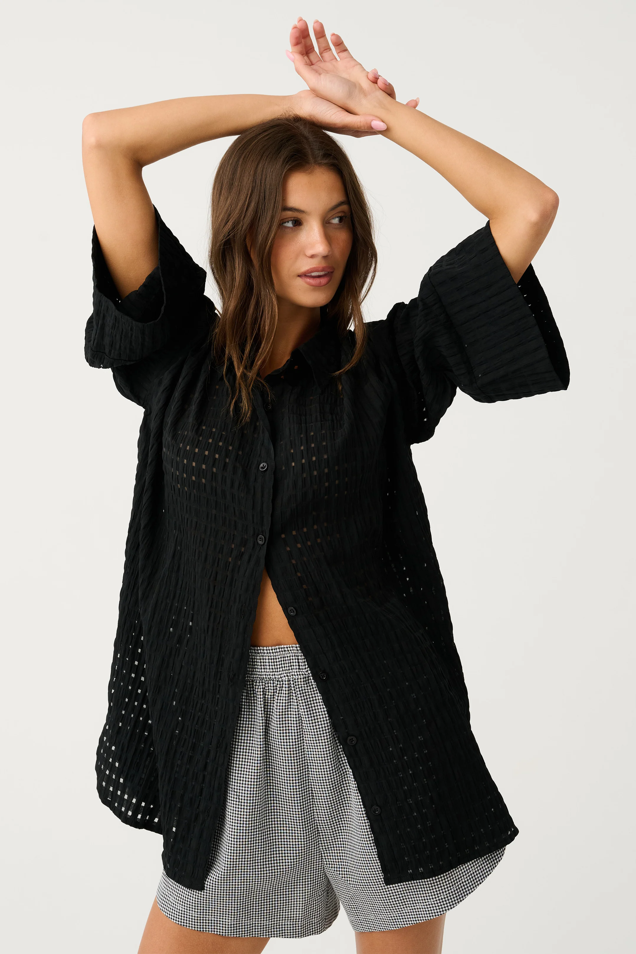 cartel & willow Stevie Kaftan - Black