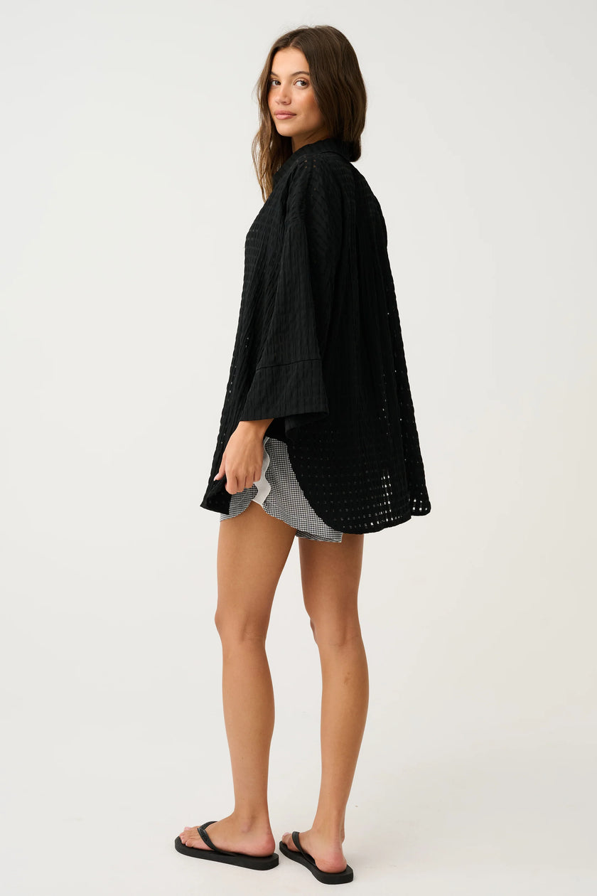 cartel & willow Stevie Kaftan - Black