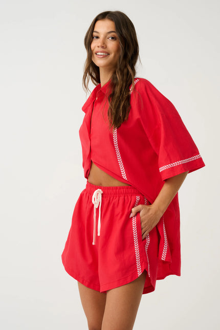 cartel & willow Luchelle Short - Mandarin