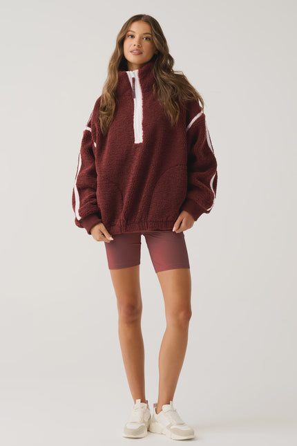 cartel & willow Margot Pullover - Mulberry