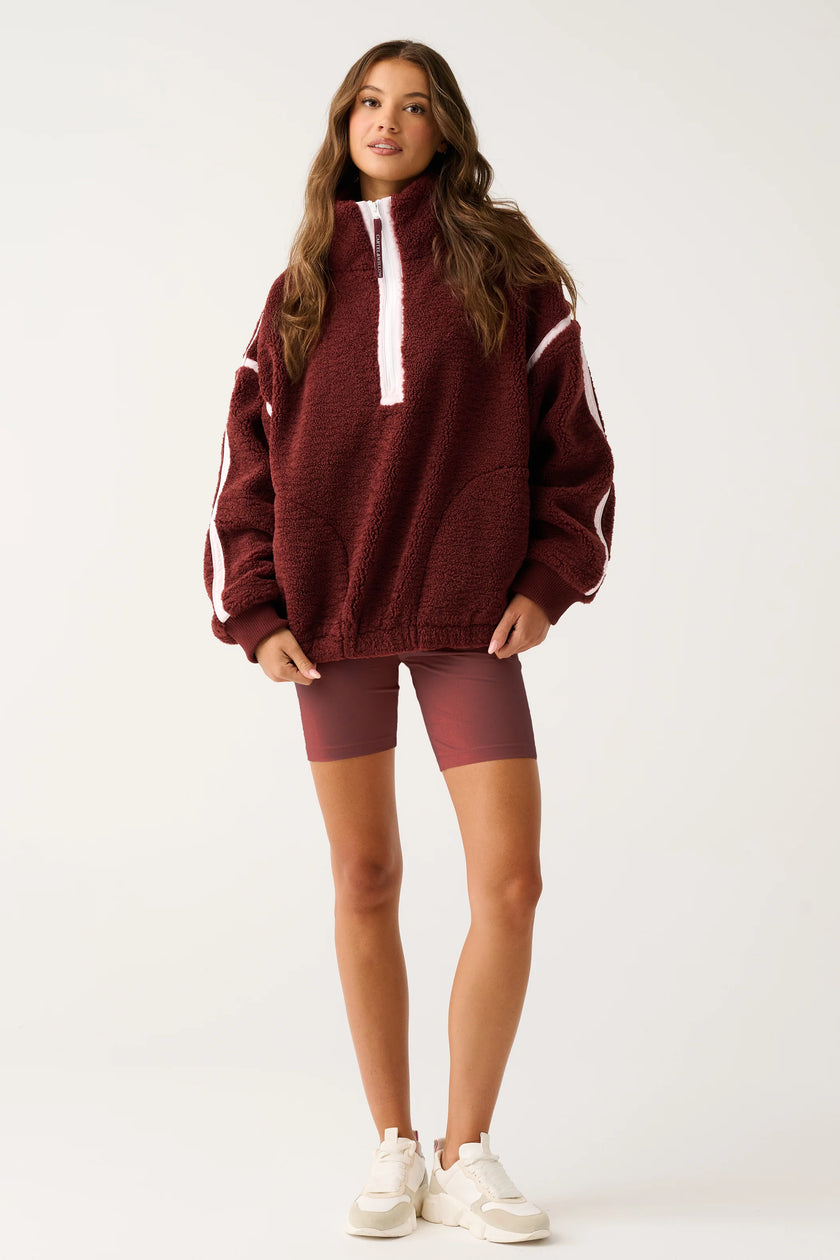 cartel & willow Margot Pullover - Mulberry
