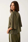cartel & willow Solange Tee - Khaki