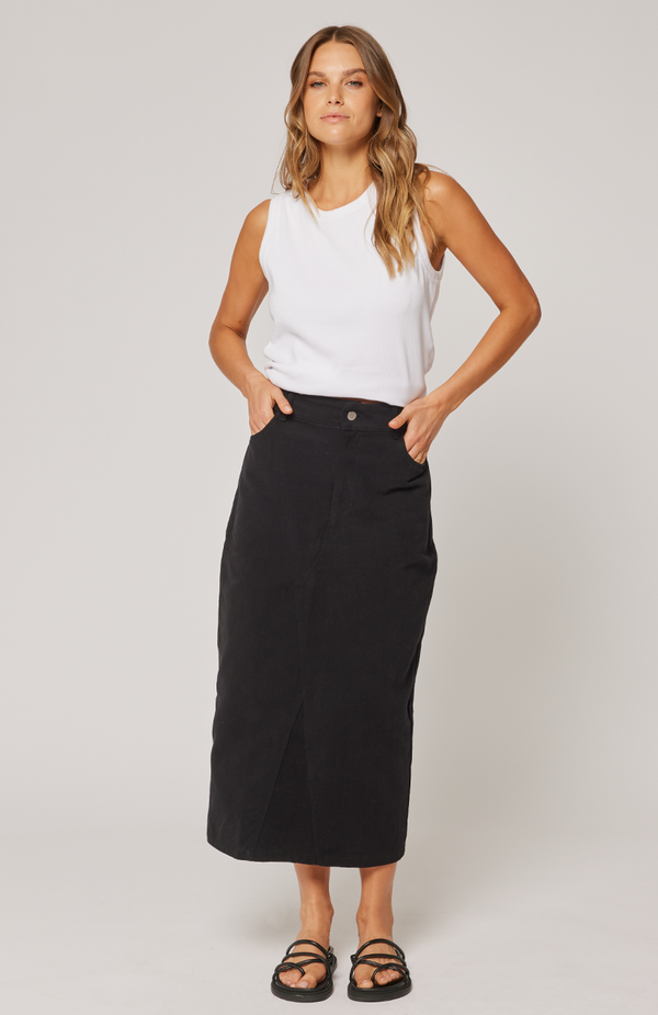 cartell & willow Abbie Skirt - Washed Black