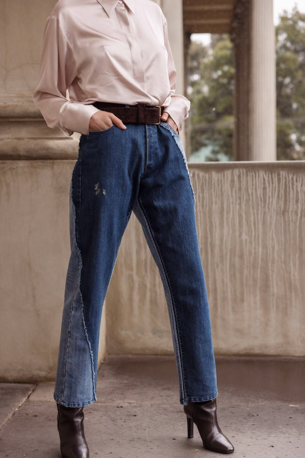 M.A. Dainty Barretinas Jean - Blue Denim