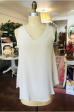 M.A. Dainty Gillie Top  - White