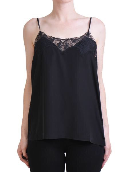 M.A. Dainty Tambourine Cami - Black
